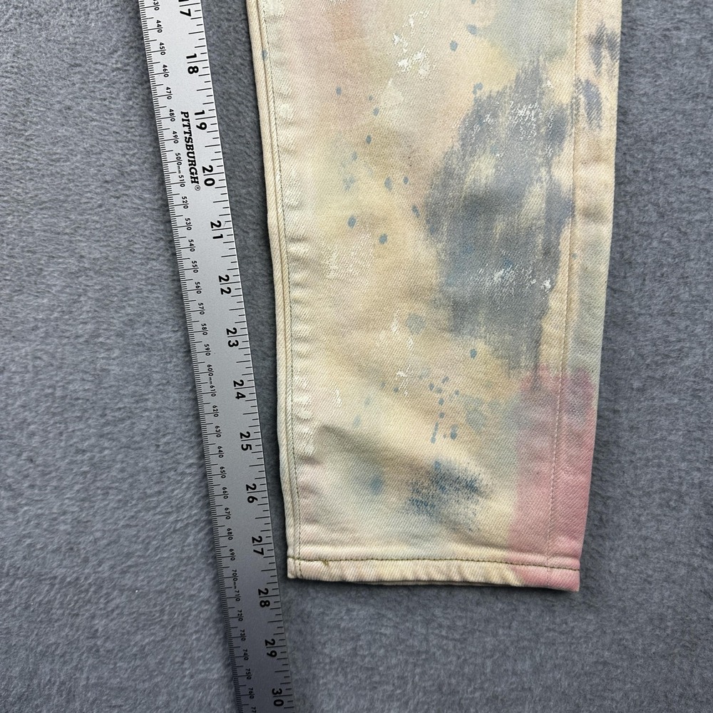 Polo Ralph Lauren Jeans Womens 30 High Rise Ankle Tompkins Skinny Paint Splatter - Picture 8 of 13